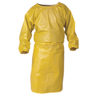 KleenGuard A70 Chemical Spray Protection Smock, Polypropylene, Yellow, 34" W x 44" L Nassau Supply