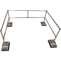 RoofGuard Classic System - Packaged Kits, Aluminum, 72" W x 108" L x 42" H Nassau Supply