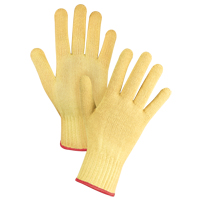 Gants tricot&eacute;s sans couture, Taille Petit/7, Calibre 7, Enveloppe en Kevlar, ASTM ANSI niveau A2/EN 388 niveau 3 Nassau Supply