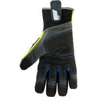 Gants thermiques &eacute;tanches et performant r&eacute;duisant les impacts dorsaux ProFlex, Petit, Paume en Su&egrave;de, Poignet S&eacute;curit&eacute; Nassau Supply
