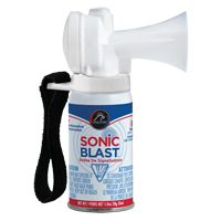Mini avertisseur sonore Sonic Blast avec sangle &agrave; boucles et crochets Nassau Supply