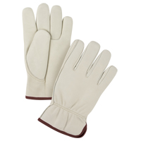 Gants de conducteur de premi&egrave;re qualit&eacute;, Grand, Paume en Cuir fleur de vache Nassau Supply