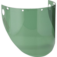 Dynamic™ Formed Faceshield, Polycarbonate, Green Tint SGV653 | Nassau Supply