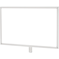 Sign Frame for Portable Post, Chrome SG028 | Nassau Supply