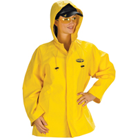Hurricane Flame Retardant/Oil Resistant Rain Suits - Jackets, 4X-Large, Yellow Nassau Supply