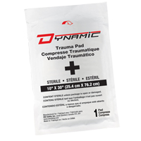 Pansement de trauma Dynamic, Tampon, 10" lo x 30" la, St&eacute;rile, Dispositif m&eacute;dical Classe 1 Nassau Supply