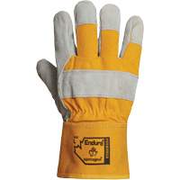 Gants d'ajusteur pour l'hiver Endura, Grand, Paume en Cuir refendu, Doublure en Boa Nassau Supply