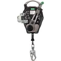 Workman™ Rescuer, 50', 1 Leg, Stainless Steel Cable, Snap Hook Harness Connector, Built-in Anchor SGC230 | Nassau Supply