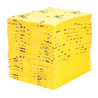 Premium Caution Pads, Universal, 15" x 18", 24.4 gal. Absorbancy Nassau Supply