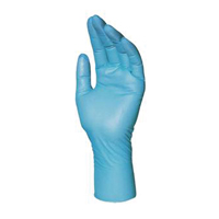 Gants jetables Solo Ultra 997, T-Grand, Nitrile, 4 mils, Sans poudre, Bleu Nassau Supply