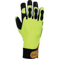 Gants pour scie &agrave; chaîne haute visibilit&eacute; Endura, Taille Grand/9, Paume Ch&egrave;vre Nassau Supply