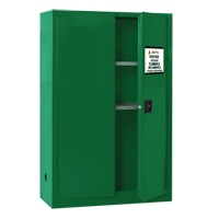 Armoire de rangement pour pesticides, 45 gal., 65" h x 43" l x 18" p Nassau Supply