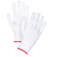 Gants tricot&eacute;s sans couture, Polyester, Calibre 10, Petit Nassau Supply