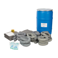 Spill Kit, Universal, Drum, 55 US gal. Absorbancy SGD800 | Nassau Supply