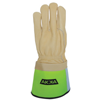 Lineman's Gloves, Large, Grain Cowhide Palm SGE165 | Nassau Supply