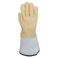 Lineman's Gloves, Large, Grain Cowhide Palm SGE165 | Nassau Supply