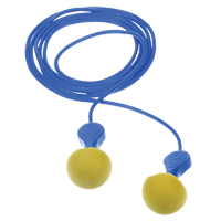 Bouchons d'oreilles d&eacute;tectables E-A-Rsoft Express Pod, Avec cordon, R&eacute;gulier, Vrac - Sachet coussin, NRR dB 23 Nassau Supply