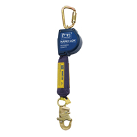 Cordage de s&eacute;curit&eacute; autor&eacute;tractable allong&eacute; Nano-Lok, 10', Polyester/Sangles, Pivotant Nassau Supply