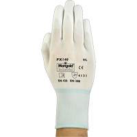 Gants enduits PX140, 6/T-petit, R&ecirc;vetement Polyur&eacute;thane, Calibre 15, Enveloppe en Nylon Nassau Supply