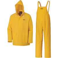 577 3-Piece Rain Suit, Polyester/PVC, 5X-Large, Yellow Nassau Supply
