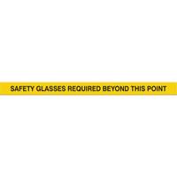 Marqueur robuste pour le sol Tough-Mark, Rectangle, 48" lo x 2" la, Jaune, Poly&eacute;thyl&egrave;ne Nassau Supply