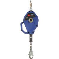 Cordage de s&eacute;curit&eacute; autor&eacute;tractable avec verrouillage intelligent, 20', Acier inoxydable, Pivotant Nassau Supply