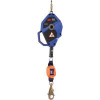 Cordage de s&eacute;curit&eacute; autor&eacute;tractable avec verrouillage intelligent, 30', Acier inoxydable, Pivotant Nassau Supply