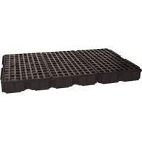 Plateforme de d&eacute;versement modulaire, Capacit&eacute; de d&eacute;versement 88 gal. US, 51,5'' x 78,25" x 6,5" Nassau Supply