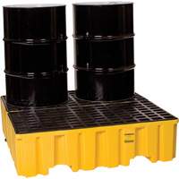 Spill Containment Pallet, 132 US gal. Spill Capacity, 51" x 52.5" x 13.75" SGJ310 | Nassau Supply