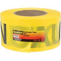 Scotch<sup>®</sup> Buried Barricade Tape, English, 3" W x 1000' L, 2 mils, Black on Yellow SGN226 | Nassau Supply