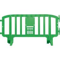 Movit Barricade, Interlocking, 78" L x 39" H, Green Nassau Supply