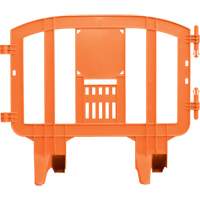 Minit Barricade, Interlocking, 49" L x 39" H, Orange SGN475 | Nassau Supply