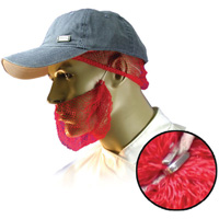 Filets &agrave; barbe jetables, Polypropyl&egrave;ne, Rouge Nassau Supply