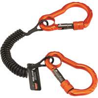 Longe porte-outils Squids 3166, Spirale, Mousqueton double Nassau Supply