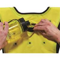 Veste refroidissante &agrave; &eacute;vaporation s&egrave;che &eacute;conomique Chill-Its 6687, Petit/Moyen, Jaune lime haute visibilit&eacute; Nassau Supply