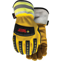 5782CR Storm Trooper Gloves, Small, Cowhide Palm, Elastic Cuff Nassau Supply