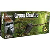 5559PF Green Monkey Gloves, Small, Nitrile, 4-mil, Powder-Free, Green Nassau Supply