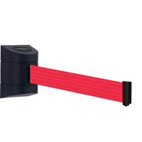 TensaBarrier<sup>®</sup> Wall Mounted Unit, Plastic, Screw Mount, 30', Red Tape SGP301 | Nassau Supply