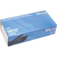 Puncture-Resistant Medical-Grade Disposable Gloves, Small, Nitrile, 5-mil, Powder-Free, Black, Class 2 SGP777 | Nassau Supply