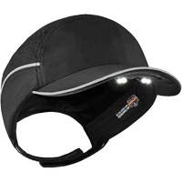 Skullerz<sup>®</sup> 8965 Lightweight Bump Cap Hat with LED Lighting, Black SGQ316 | Nassau Supply