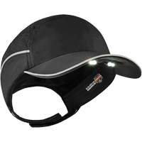 Skullerz<sup>®</sup> 8965 Lightweight Bump Cap Hat with LED Lighting, Black SGQ317 | Nassau Supply