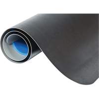 WD Elegance Anti-Microbial Mats, Smooth, 2' x 3' x 9/16", Black, Vinyl Nassau Supply