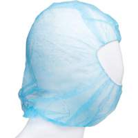 Disposable Hood, Polypropylene, Blue Nassau Supply
