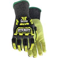 Stealth Dog Fight Impact & Cut Resistant Gloves, Small, Glass Fibre/HPPE/Nylon/Spandex Palm, Knit Wrist Cuff Nassau Supply