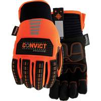 The Shank Insulated Mechanic's Gloves, Synthetic Palm, Size Medium Nassau Supply