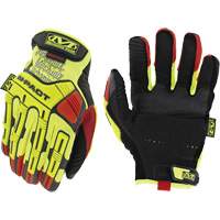 Gants antichocs haute visibilit&eacute; D4-360 M-Pact, 8, Paume en Synth&eacute;tique, Poignet Boucle et crochet Nassau Supply
