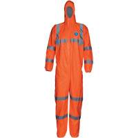 HV High Visibility Coveralls with Hood, Small, Orange, Tyvek&reg; 500 Nassau Supply