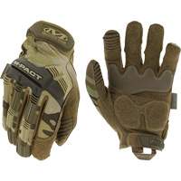 Gants antichocs tactiques MultiCam M-Pact, 8, Paume en Synth&eacute;tique, Poignet Boucle et crochet Nassau Supply