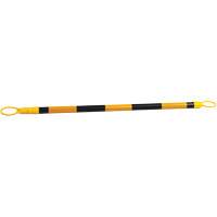Retractable Cone Bar, 7'2" Extended Length, Black/Yellow SGS309 | Nassau Supply