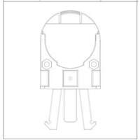 Adaptateur de casque de s&eacute;curit&eacute; pour serre-t&ecirc;tes VeriShield de Howard Leight Nassau Supply